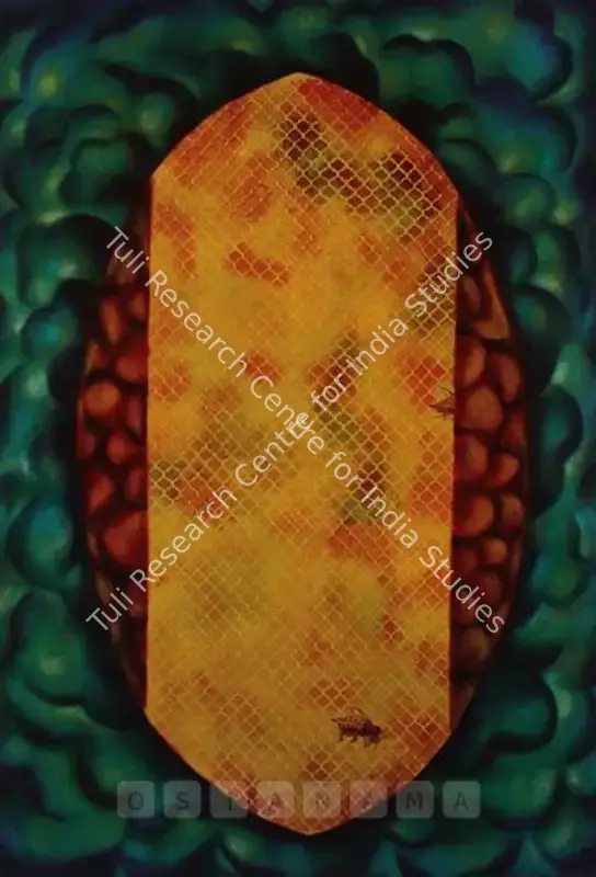 Baswani, Manisha Gera (Artist). In A Nutshell. Oil on canvas, 2005 | Painting  | 00881049