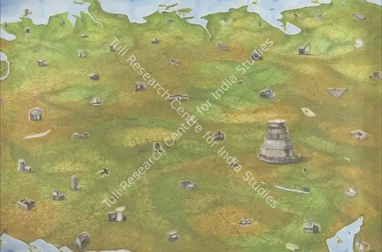 S.N., Sujith (Artist). Map is not a Territory. Dry pastel on paper, 2008 | Painting | FineArts | 00603221