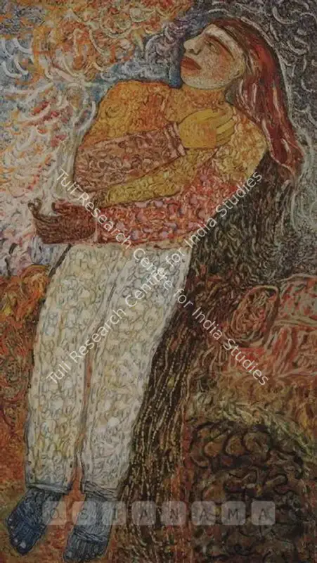 Chakravarty, Jayashree (Artist). Untitled. Oil on canvas, 1989 | Painting | FineArts | 00575057