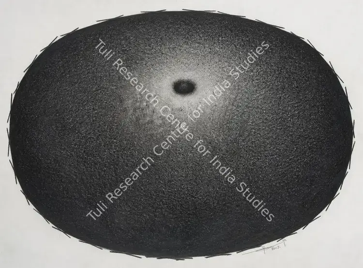 Verma, Youngo (Artist). Tantra #175. Graphite on paper laid on card, 2003 | Painting | FineArts | 00353606