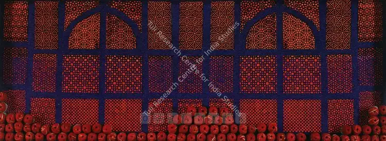 Iranna, Pooja (Artist). Untitled. Digital print and cotton thread on board, 2006 | Sculpture  | 00881064