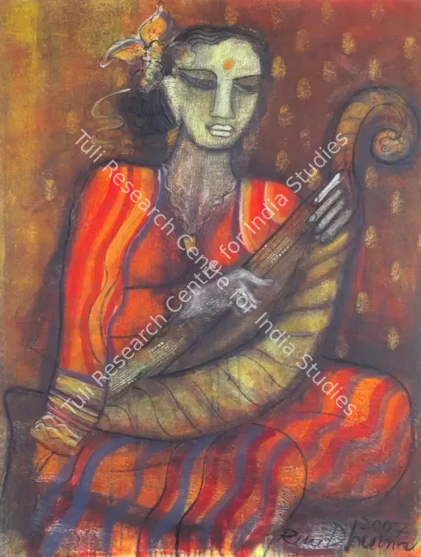 Dhumal, Rini (Artist). The Harp of Burma. Oil on canvas, 2007 | Painting | FineArts | 00562373