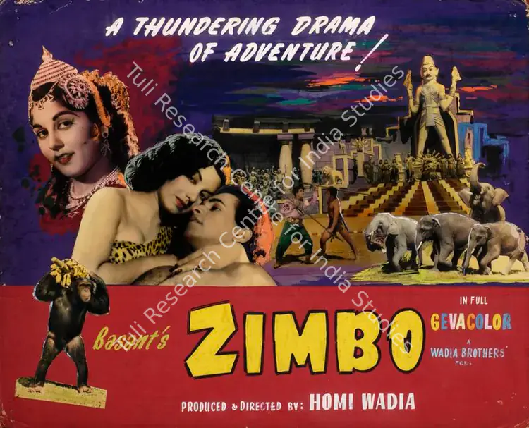 Wadia, Homi (Producer), Zimbo, 1958 | Showcard | CinemaEducation | 00763778