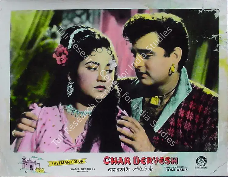 Hasham, Aga (Cinematographer), Char Dervesh, 1964 | Lobby Card | CinemaEducation | 00810790