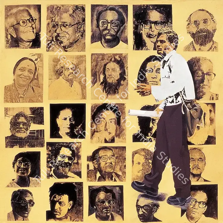 Sharma, Amarnath (Artist). Untitled. Mixed media on canvas, 2002 | Painting | FineArts | 00599838