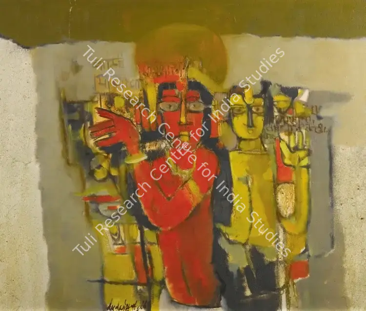 Das, Arup (Artist). Untitled. Oil on canvas, 1965 | Painting | FineArts | 00646717