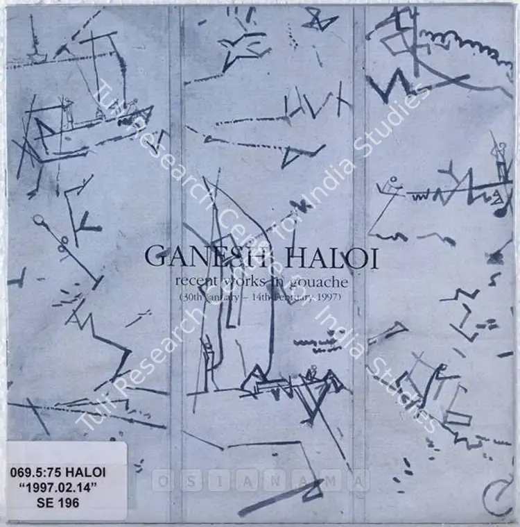 Haloi, Ganesh (Artist). Ganesh Haloi - Recent Works in Gouache. New Delhi: Gallery Espace, 1997 | Solo Exhibition Catalogue  | 00875620
