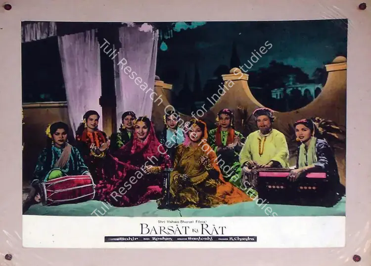 Rajaram, Monohar (Cinematographer), Barsaat Ki Raat, 1960 | Lobby Card | CinemaEducation | 00815541