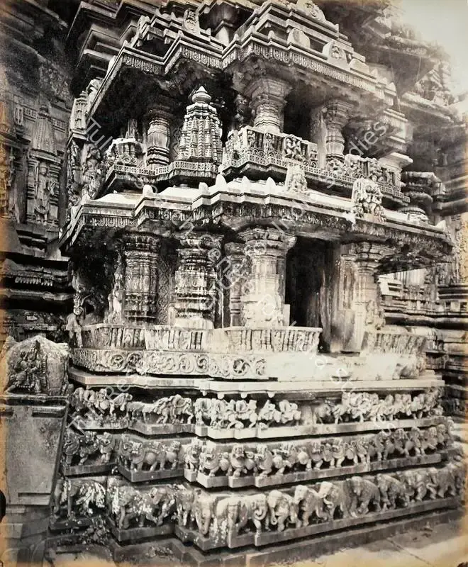 Lyon, Edmund David (Photographer), Bailoor Temple. (Carvings on the West Side), n.d. | Antiquarian Photograph | Photography | 00115703