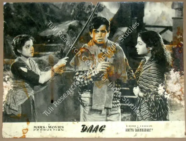 Babasaheb, V. (Cinematographer), Daag, 1952 | Lobby Card | CinemaEducation | 00811044