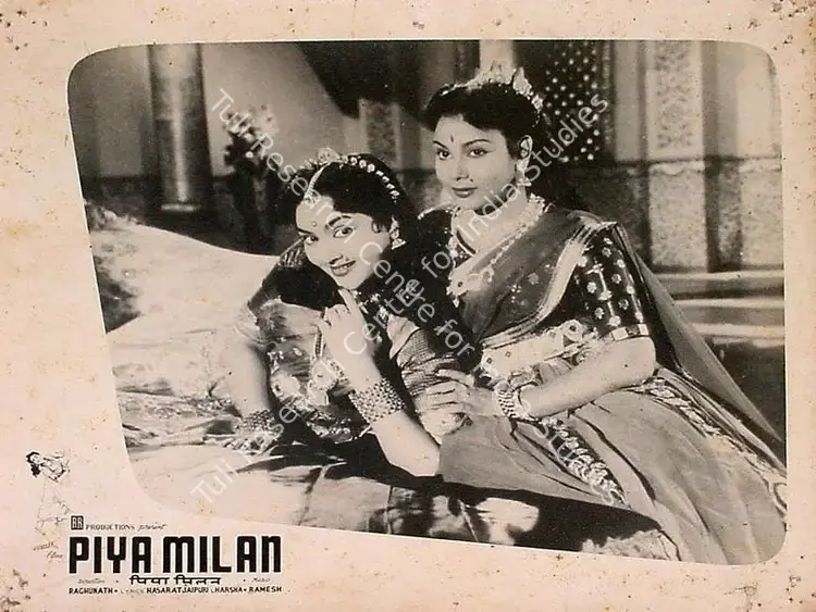 Raghunath (Director), Piya Milan, 1958 | Lobby Card | CinemaEducation | 00825160