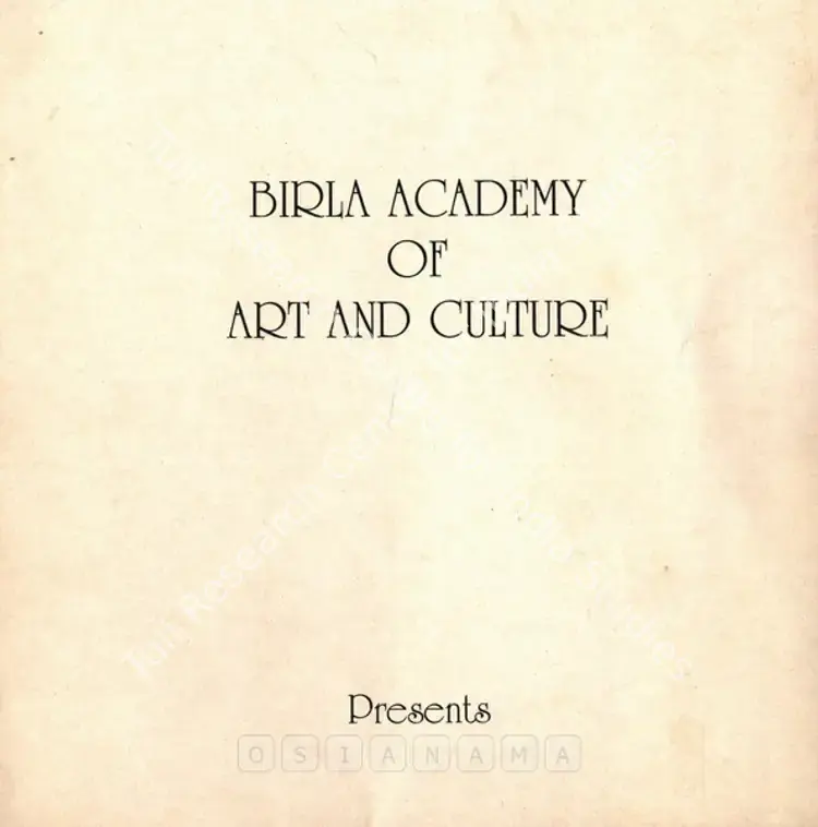 Choudhury, Dhiraj (Artist). Dhiraj Choudhary - Exhibition of Paintings. Bombay: Birla Academy of Art and Culture, 1995 | Solo Exhibition Invitation | FineArts | 00858987