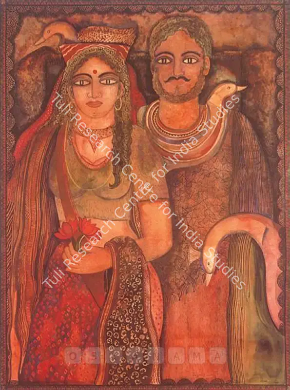 Burman, Jayshri (Artist). Untitled. Mixed media on paper, 2004 | Painting | FineArts | 00597725