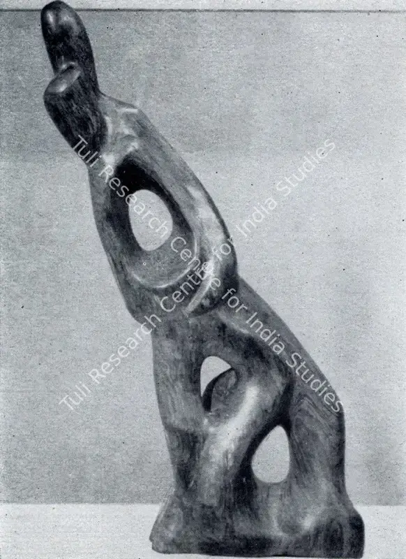Ram, Raja (Artist). Lovers. Shisham Wood, 1958 | Marg, December 1962 | Sculpture | FineArts | 00674908