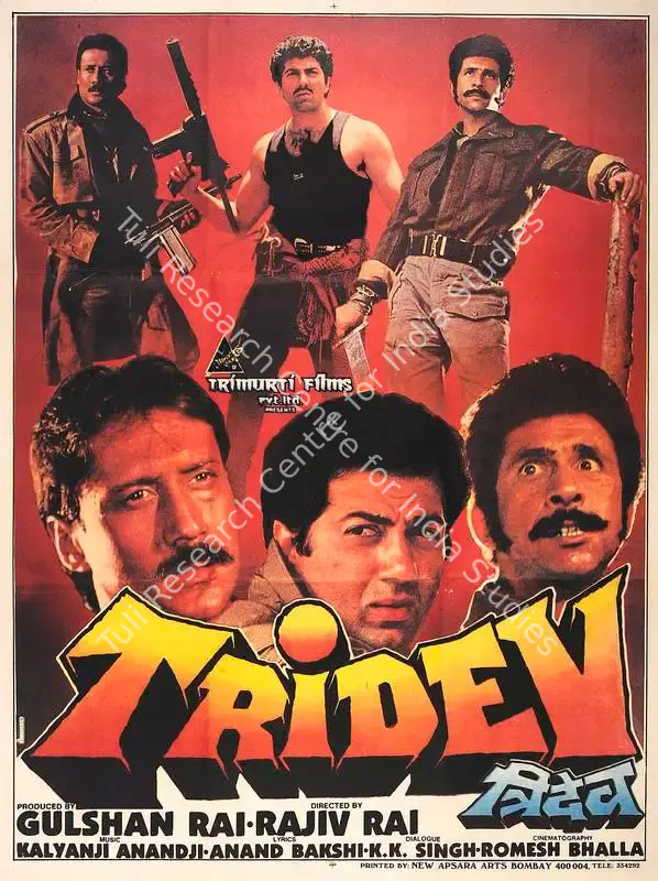 Rai, Gulshan (Producer), Tridev, 1989 | Full Sheet Poster | CinemaEducation | 00767542