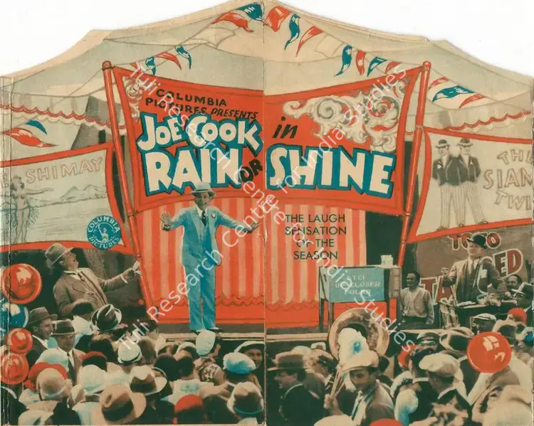 Capra, Frank (Director), Rain or Shine, 1930 | Handbill | CinemaEducation | 00761002