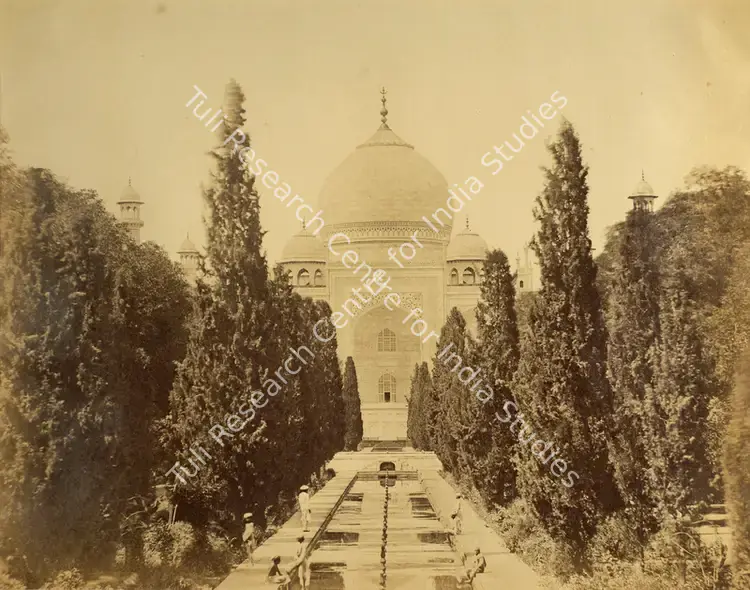 Beato, Felice (Photographer), The Taj, from the Entrance Gateway, Agra, February-April 1859 | Antiquarian Photograph | Photography | 00116305