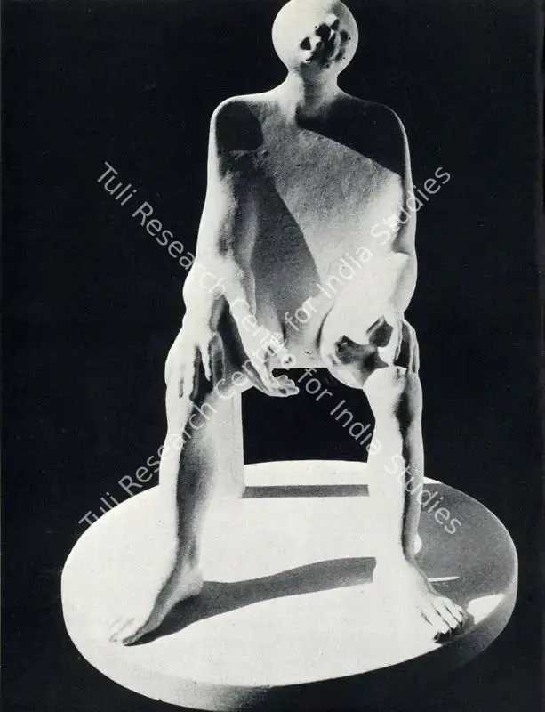 Mistry, Dhruva (Artist). Man on a Chair. 1978 | Art Heritage, 1981-1982 | Sculpture | FineArts | 00530378
