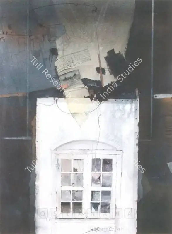 Maitra, Pradip (Artist). Composition. Watercolour on paper, 1998 | Painting  | 00877944