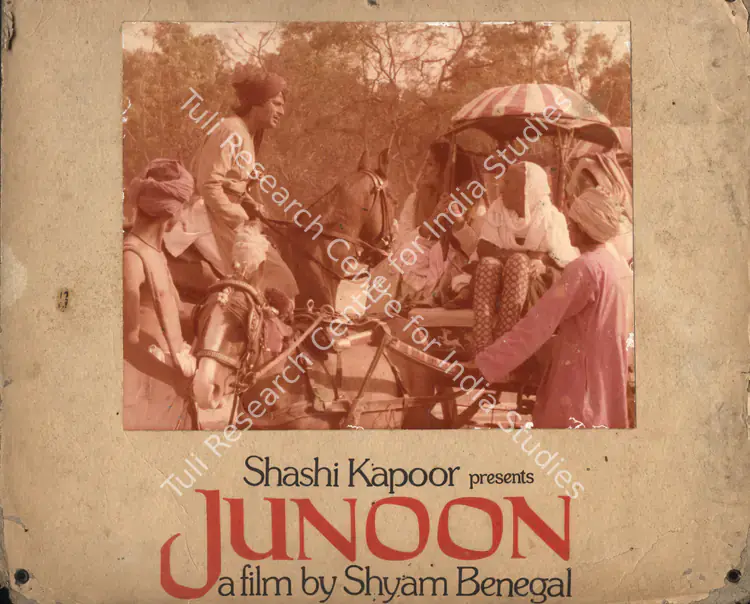 Nihalani, Govind (Cinematographer), Junoon, 1979 | Photographic Still Mounted on Lobby Card