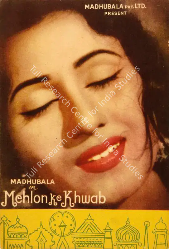Hyder (Director), Mehlon Ke Khwab, 1960 | Song-Synopsis Booklet | CinemaEducation | 00778944