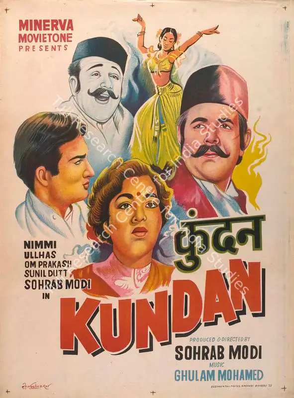 Modi, Sohrab (Producer), Kundan, 1955 | Full Sheet Poster | CinemaEducation | 00765926