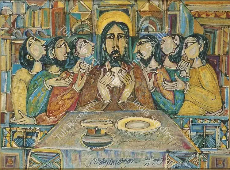 Suriyamoorthy, M.S. (Artist). All For Food. Oil on canvas, 1999 | Painting | FineArts | 00600814