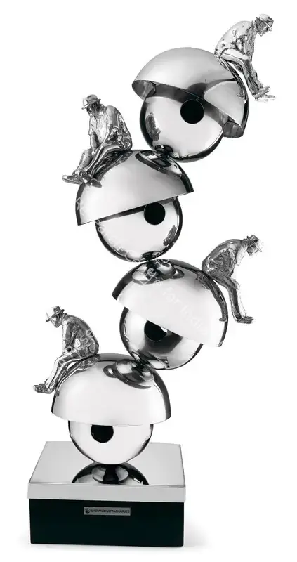 Bhattacharjee, Shovin (Artist). Mystery of Life. Stainless steel & aluminium, n.d. | Sculpture | FineArts | 00352297