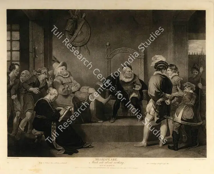 Smirke, After Robert (Artist). Much Ado About Nothing-Act IV, Scene II, 1791 | Aquatint | PopCulture | 00092190