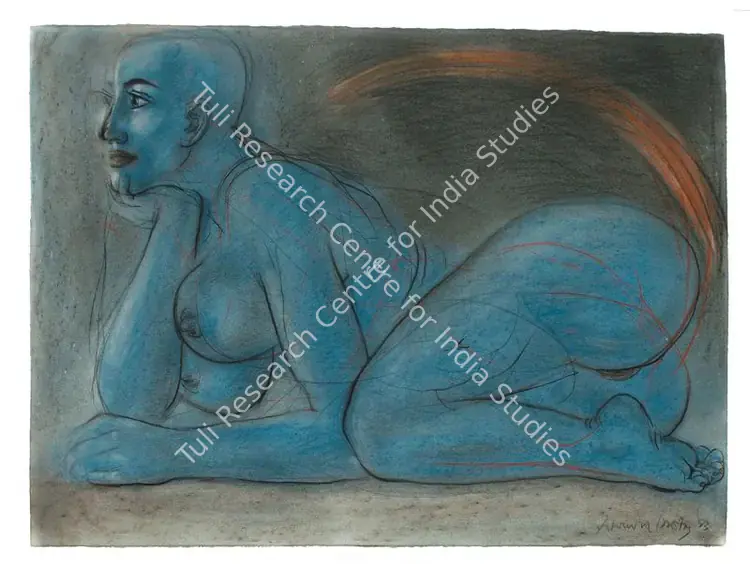 Mistry, Dhruva (Artist). Untitled. Pastel on paper, 1983 | Painting | FineArts | 00338453