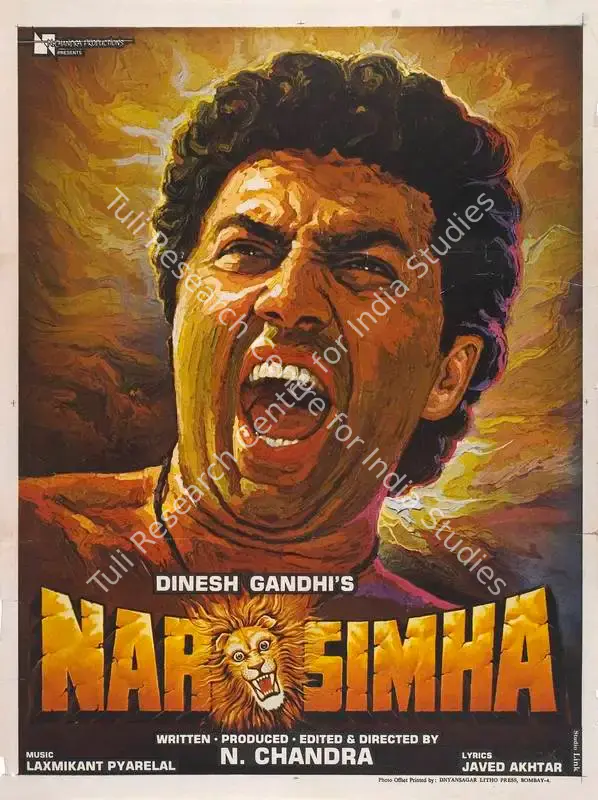 Chandra, N. (Producer), Narsimha, 1991 | Full Sheet Poster | CinemaEducation | 00767684