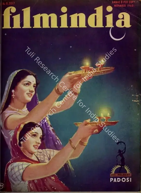 Patel, Baburao (Editor). Filmindia. 6(11). Bombay: Camer Saleh, November 1940 | Magazine | CinemaEducation | 00796472