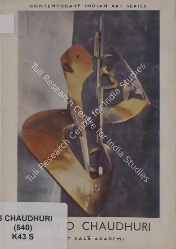 Sankho Chaudhuri. New Delhi: Lalit Kala Akademi, 1970 | Edited Book | FineArts | 00845890
