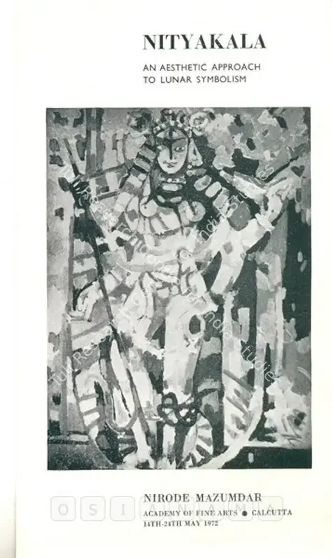 Mazumdar, Nirode C. (Artist). Nirode Mazumdar - Nityakala an Aesthetic Approach to Lunar Symbolism. Calcutta: Academy of Fine Arts, 1972 | Solo Exhibition Catalogue  | 00875761