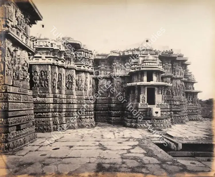Lyon, Edmund David (Photographer), Hallabeed Temple (North West Angle), 1868 | Antiquarian Photograph | Photography | 00116172