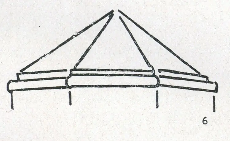 Unknown (Artist). Dome of Sultan Ghari. A.D. 1231 | Marg, June 1958 | Sketch | ArcHeritage | 00674135