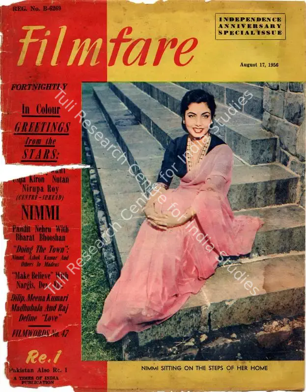 Mandy, C.R. (Editor). Filmfare - The Fortnightly Film Magazine. 5(17). Pyarelal Sah,  c/o The Times of India, 17 August 1956 | Magazine | CinemaEducation | 00793200