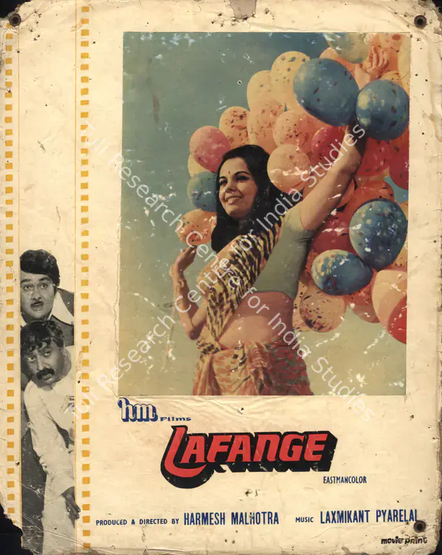 Malhotra, Harmesh (Producer), Lafange, 1975 | Photographic Still Mounted on Lobby Card | CinemaEducation | 00765235