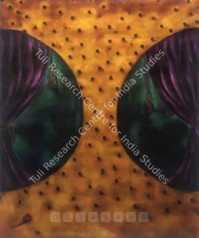 Baswani, Manisha Gera (Artist). Dress Circle. Oil on canvas, 2005 | Painting | FineArts | 00598284