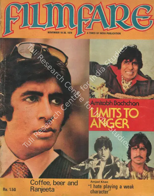 Singh, Bikram (Assistant Editor). Filmfare - The Fortnightly Film Magazine. 27(20). Bombay: T P Pithavala, c/o The Times of India, 16 November 1978 | Magazine | CinemaEducation | 00793641