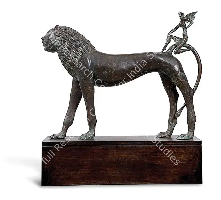 Das, Asish Kumar (Artist). Untitled. Bronze and wood, n.d. | Sculpture | FineArts | 00358061