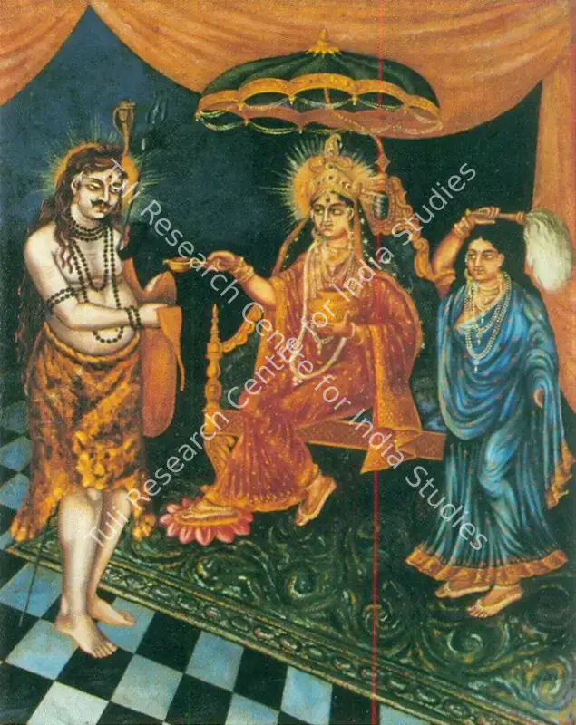 Bengal School (Artist). Annapurna. Oil on canvas, early 20th century | Painting  | 00877618