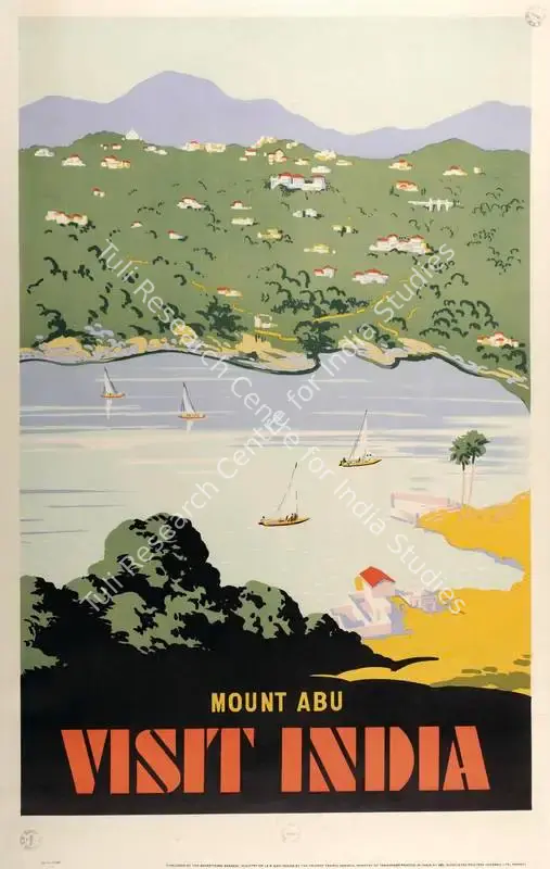Visit India-Mount Abu. Lithographic print on paper | Travel Publicity Related Art & Poster | PopCulture | 00092926