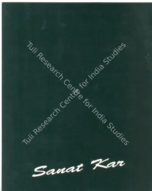 Kar, Sanat (Artist). Sanat Kar. New Delhi: Vadehra Art Gallery, 1992 | Solo Exhibition Catalogue  | 00875677