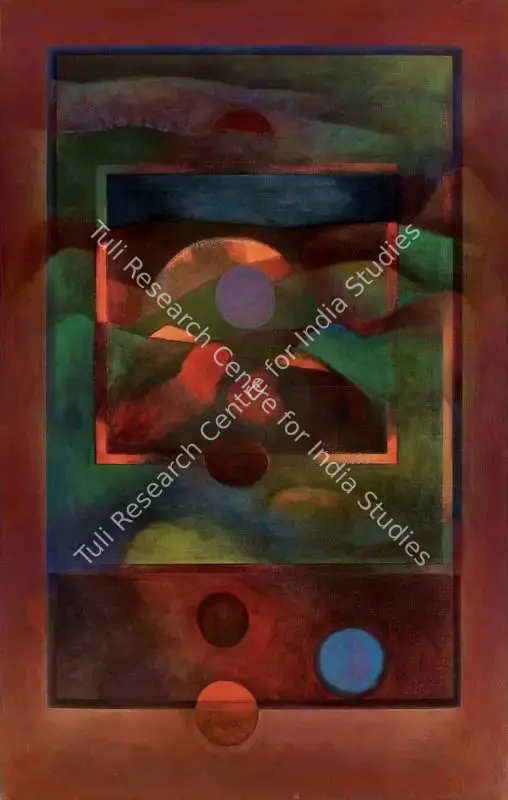 Bhushan, S.R. (Artist). Untitled. Oil on canvas, 1983 | Painting | FineArts | 00416347