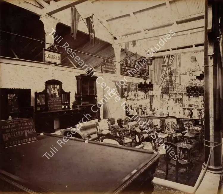 Narayan, Shew Shankar (Photographer), Messrs. Lazarus and Co.'s Furniture - Calcutta Court, 1883-1884 | Antiquarian Photograph | Photography | 00115307