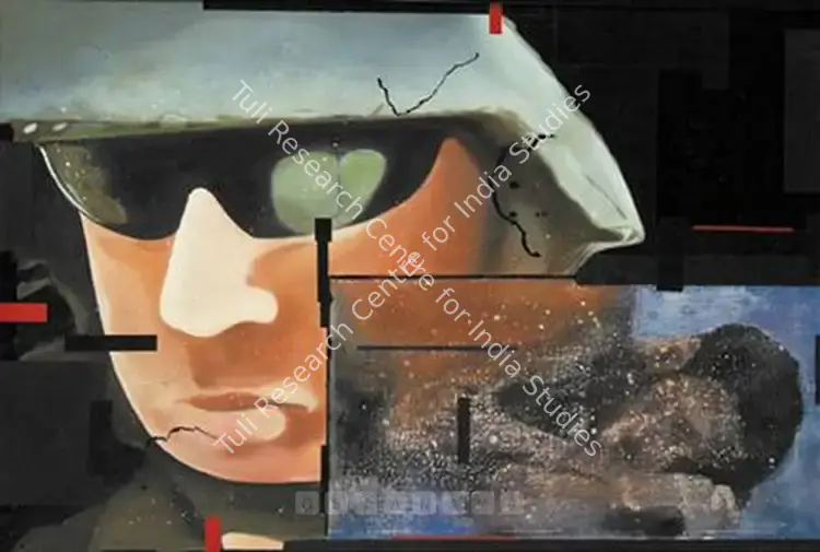 Komu, Riyas (Artist). Sleeping Pills. Oil on canvas, 2002 | Painting  | 00880005