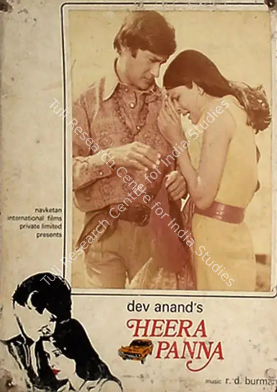 Anand, Dev (Producer), Heera Panna, 1973 | Photographic Still Mounted on Lobby Card | CinemaEducation | 00762222