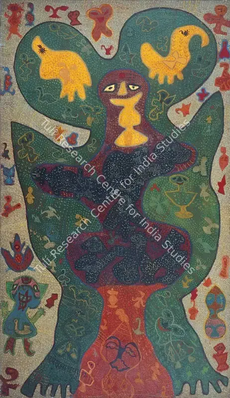 Parekh, Madhavi (Artist). Mother. Oil on canvas, 1972 | Painting | FineArts | 00600743