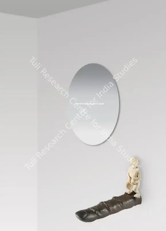 Choudhury, Prajjwal (Artist). Periodically Finger is Longer than the Original. Wood and mirror, 2013 | Graphic Art | FineArts | 00334910
